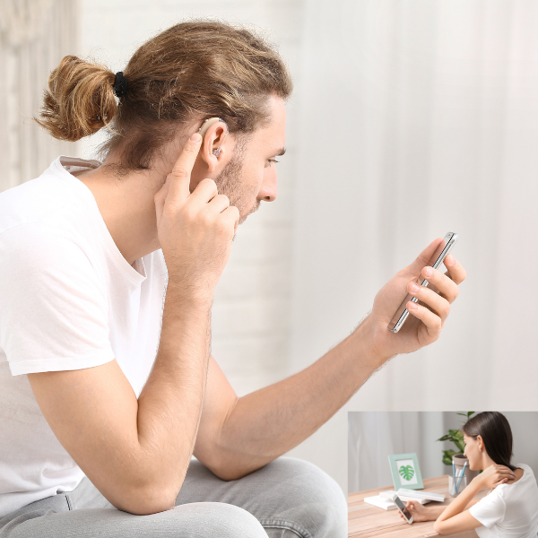Høreapparat og mobiltelefon