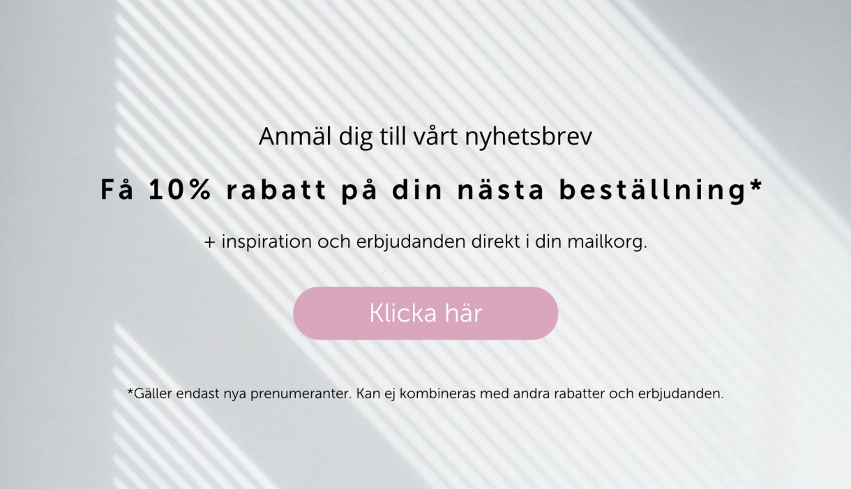 Meld deg på nyhetsbrevet vårt – få 10 % rabatt på din neste bestilling