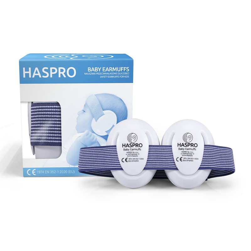 HASPRO Baby - Hørselvern for baby 0-3 år